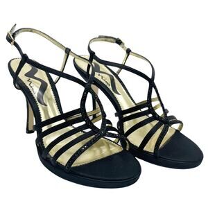 Nina "Clio" Heels Black Women Size 8 Medium